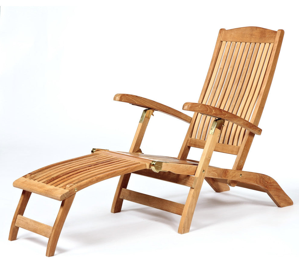 Teak Steamer Chair Lounger Colorado