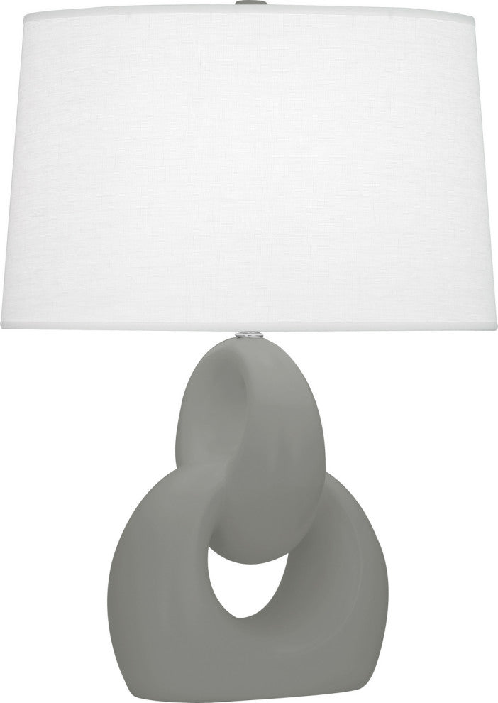 Robert Abbey RA-MST81 1-Light Table Lamp, Fusion