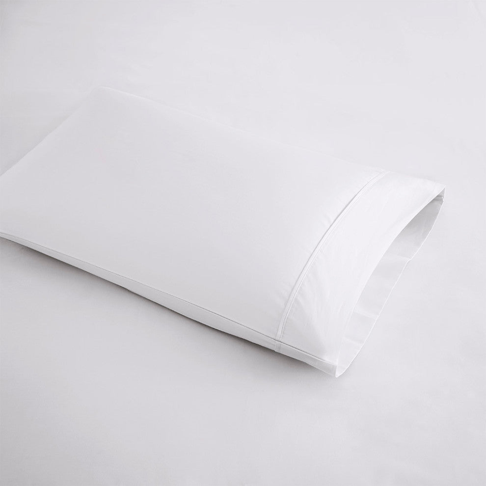 Beautyrest 600 Thread Count Cooling 4-Piece Sheet Set, White, Queen