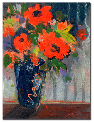 'Stipped Wall Celebration' Canvas Art by Sheila Golden