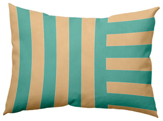 Stripes Decorative Throw Pillow, Corn Stalk, 14"x20"