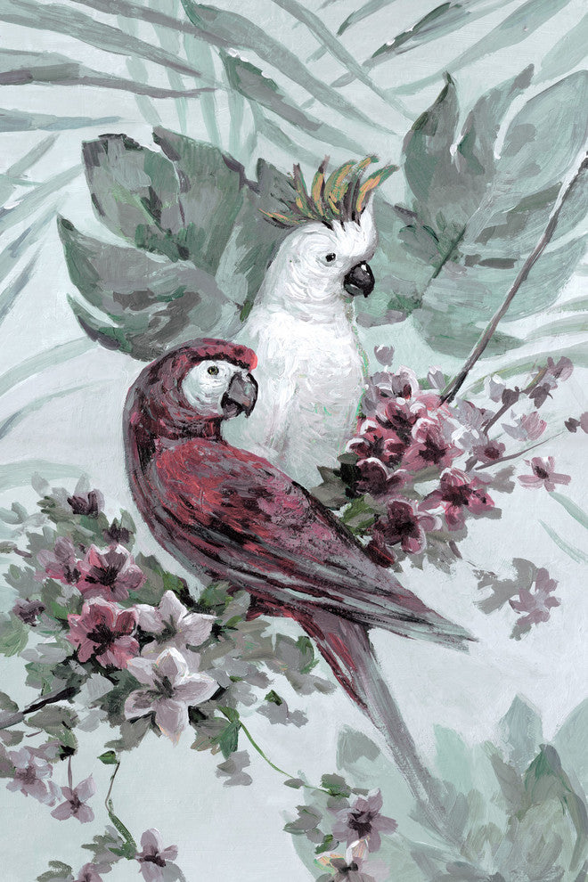 "Tropical Sweetheart" Painting Print on Wrapped Canvas, 20"x30"