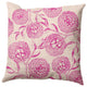 Antique Flowers Decorative Throw Pillow, Orchid, 26"x26"
