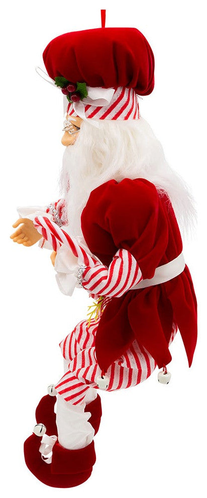 Kurt Adler 17" Kringle Klaus Peppermint Chef Santa
