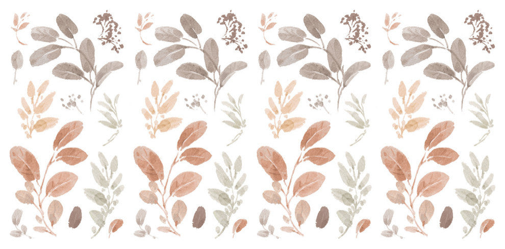 Lisa Audit Autumn Dancing Leaves Peel & Stick Wall Decals