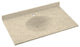 Swan Ellipse Solid Surface Bathroom Vanity Top, Tahiti Desert
