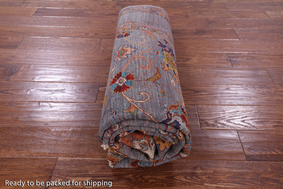 5' 6" X 8' 1" Persian Tabriz Hand-Knotted Wool Rug Q9844