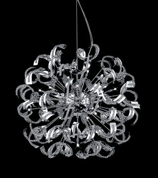 Swivel 18 Light Chandelier With Chrome Finish