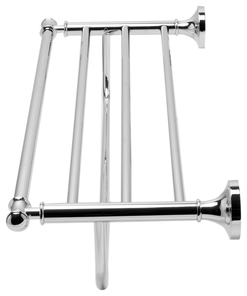 ALFI Brand AB9583 Polished Chrome 23 inch Towel Bar & Shelf Bathroom Accessory