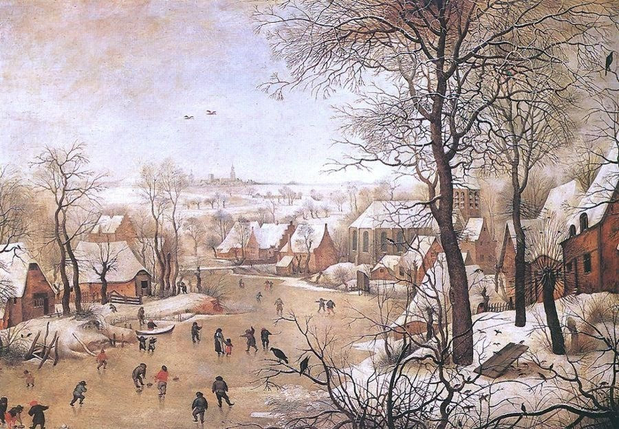 The Younger Pieter Brueghel Winter Landscape With a Bird-trap