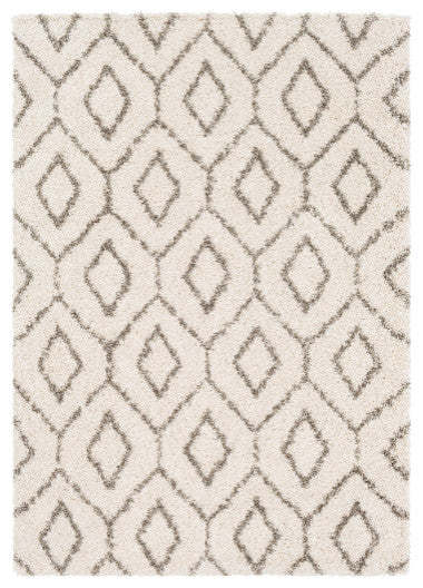 Surya Serengeti Shag SGT-2302 9'x12'3" Rug, Taupe/Khaki/Ivory/Dark Brown