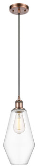 Innovations 516-1P-AC-G652-7-LED 1-Light Mini Pendant, Antique Copper
