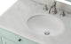 26" Cottage-Style 2-Door Daleville Bathroom Vanity With Mirror Set