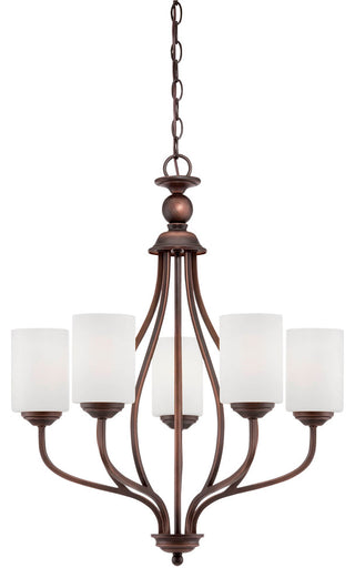 Millennium Lighting Lansing Chandelier, Rubbed Bronze