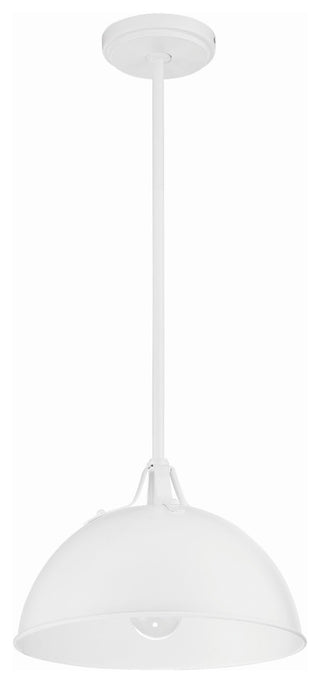 Soto 1-Light White Pendant