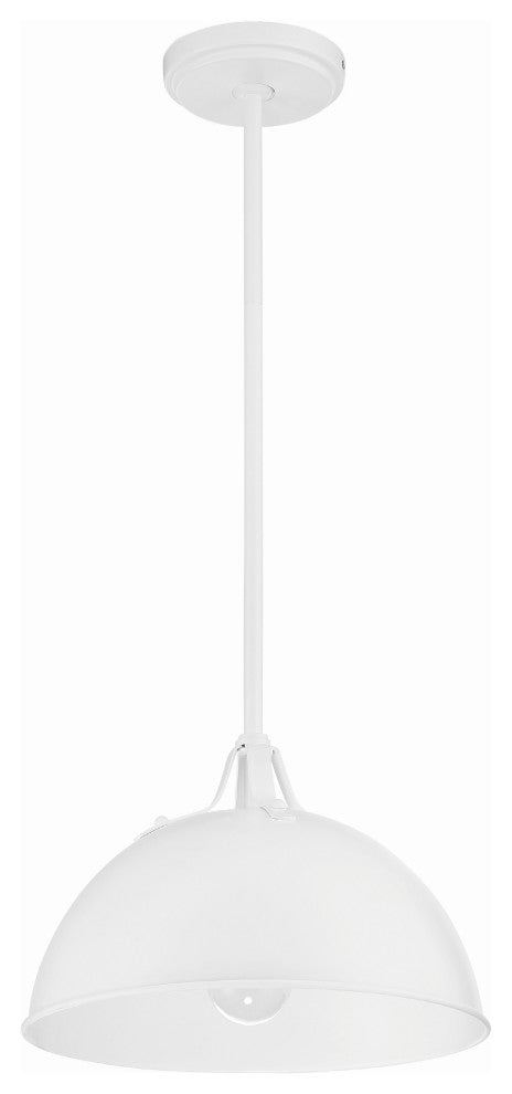 Soto 1-Light White Pendant