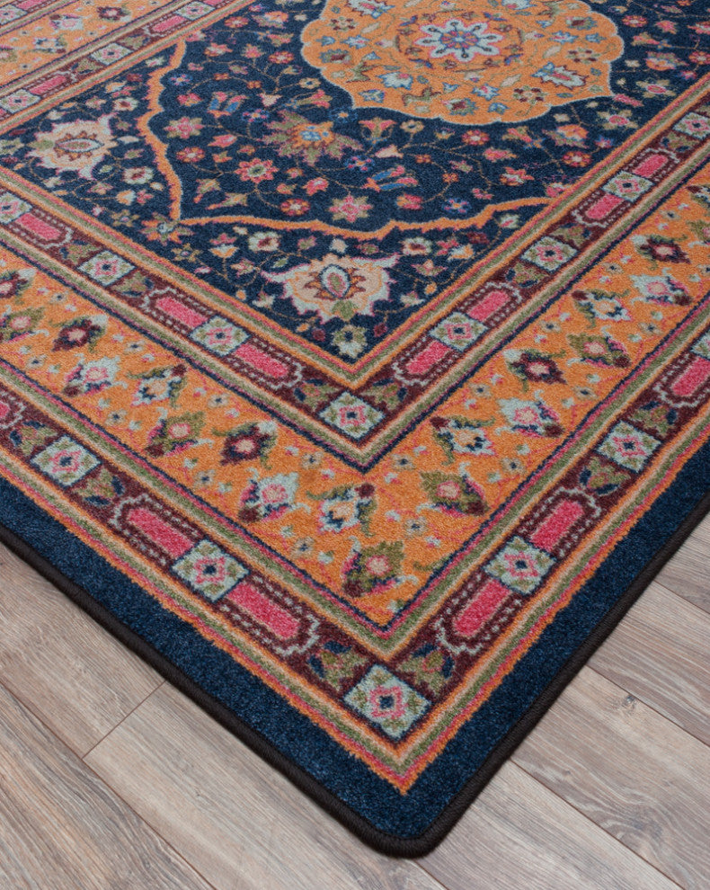 Zanza, Orange, 8' Round