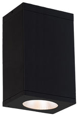 Cube Architectural 6" LED Flush Mount 3000K, Black