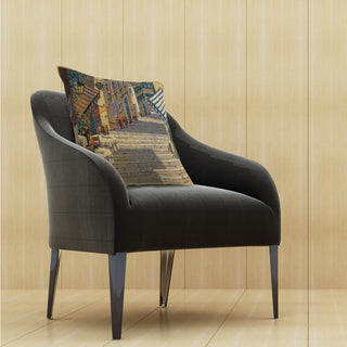Bellagio Village Two Tables Decorative Couch Pillow Cover