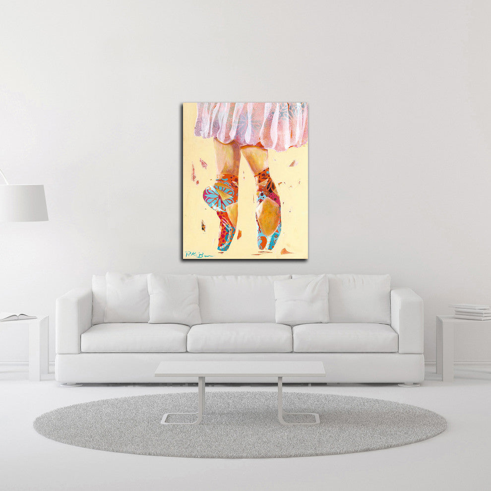 Ballet Slippers by Pamela K. Beer, Print on Canvas, 24"x30"