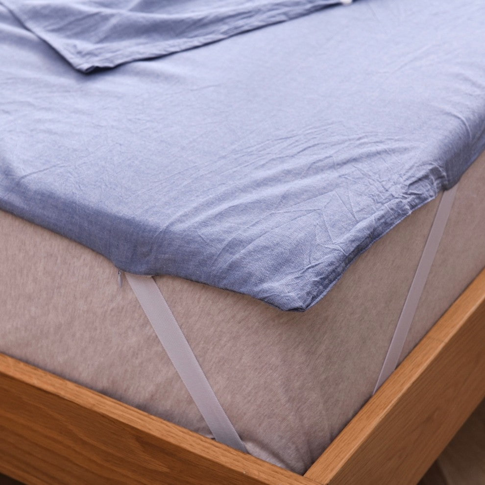 Travelux Hotel Camping Airbed Travel Sheet Set, Carrying Bag, Blue, Full