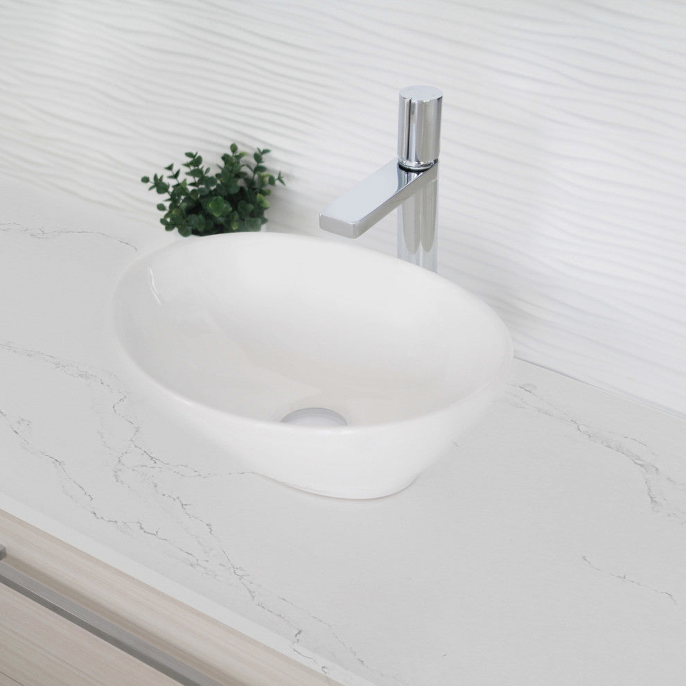 Single Handle Bathroom Vessel Sink Faucet, Polished Chrome Finish