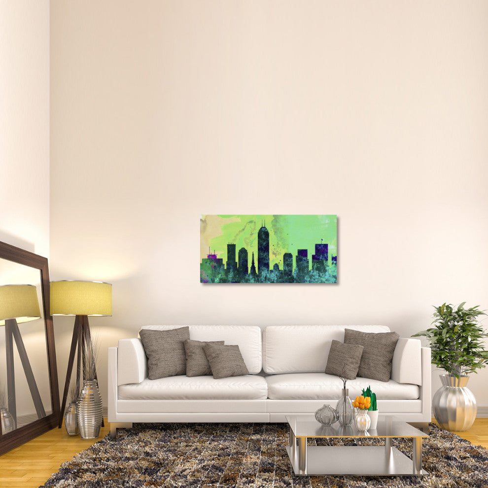 "Indianapolis City Skyline" Fine Art Print