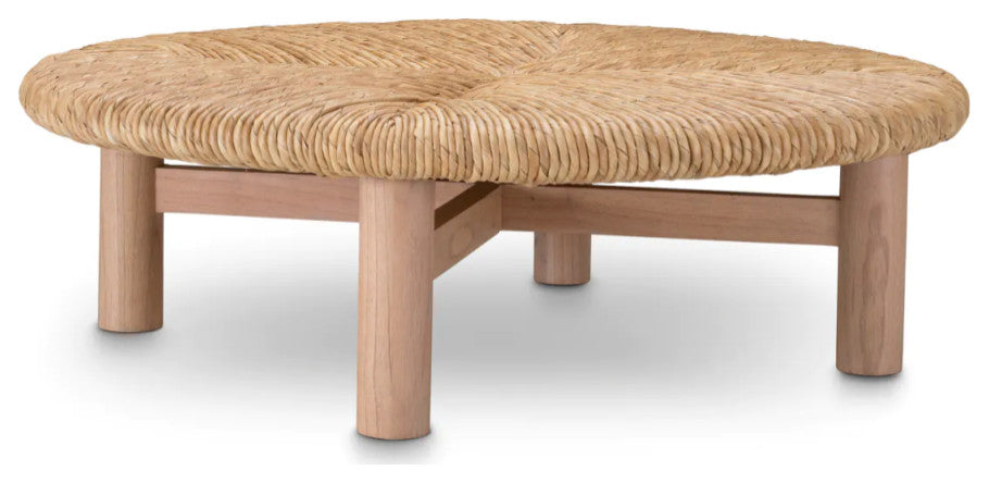 Seagrass Round Coffee Table | Eichholtz Costello, Natural