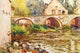 The Laundresses by Moret by Alfred Sisley, Framed Paper Poster 20"x30"