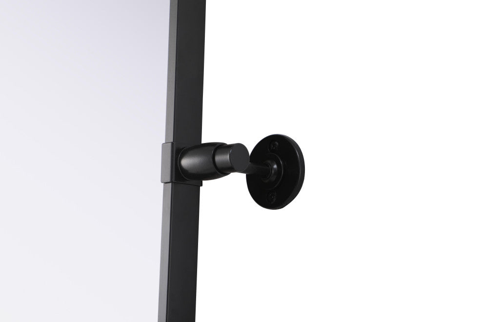 Home Living 30x36 Pivot Mirror, Black