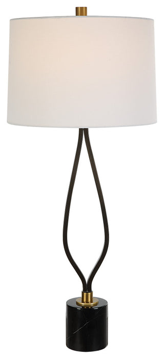Separate Paths Iron Table Lamp