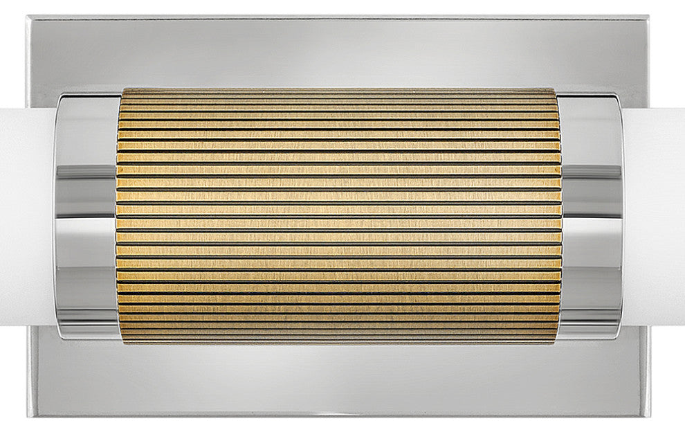 Hinkley Zevi Large Led Vanity, Polished Nickel