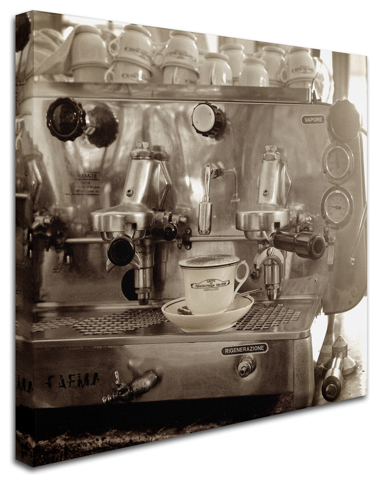 Alan Blaustein 'Tuscany Caffe I' Canvas Art, 14x14