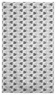 Mid Mod Gray Florals 58x102 Tablecloth