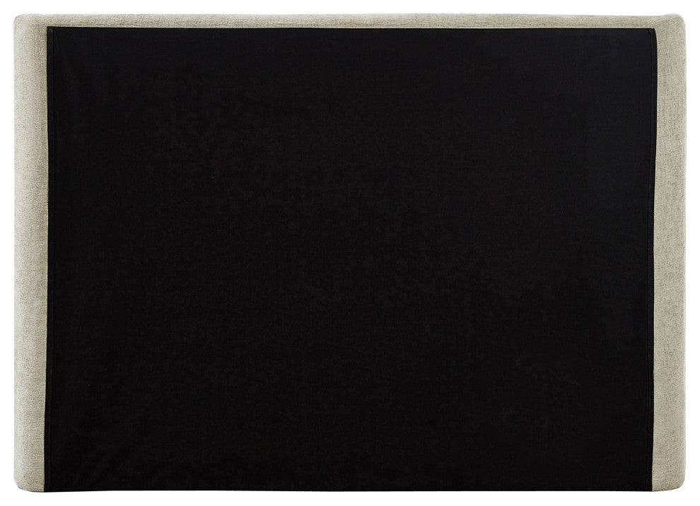 Penny Bed, Cream, Queen, Chenille Fabric