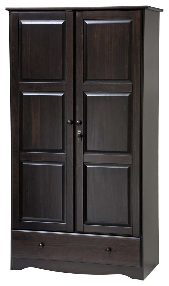 Optional Shelves for Metro, Cosmo Wardrobes, Set of 2, Java