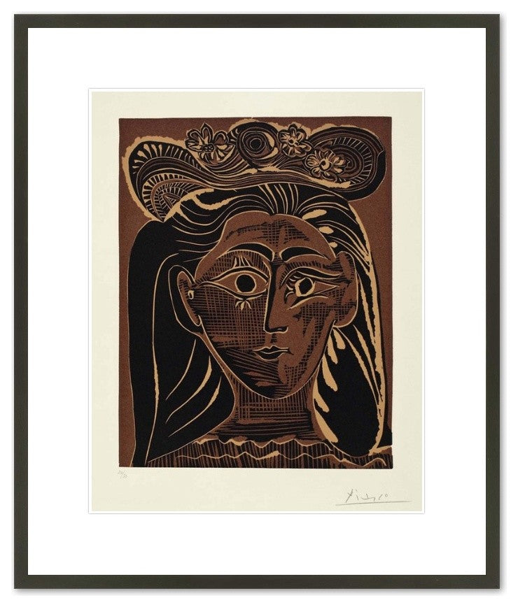 Portrait de Jacqueline, Chapeau de Paille Fleri