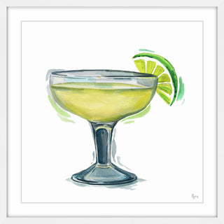 "Margarita Citron" Framed Painting Print, 32"x32"