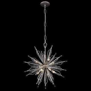 Orbital 8 Light Pendant in Gold Dust with Premium Crystal