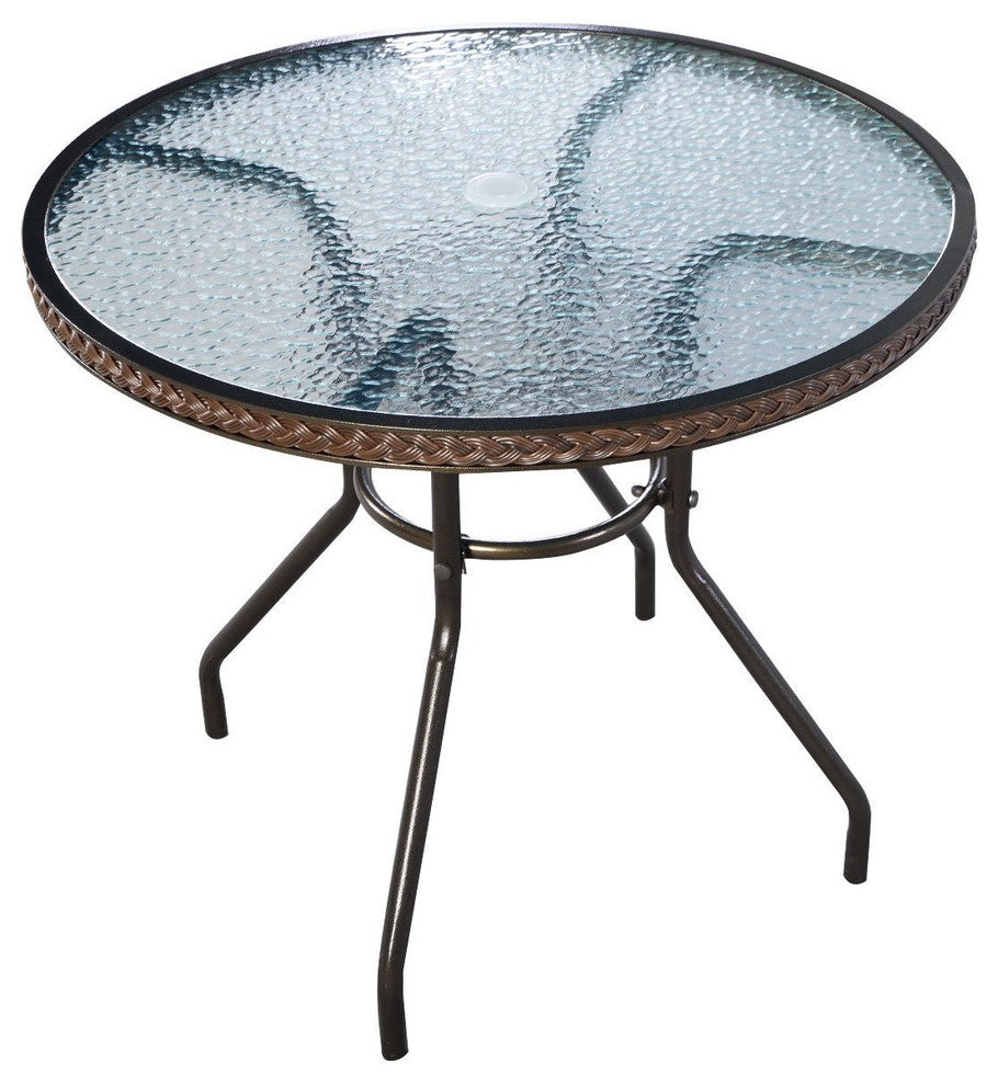 Stunning Outdoor Patio Steel Round Table