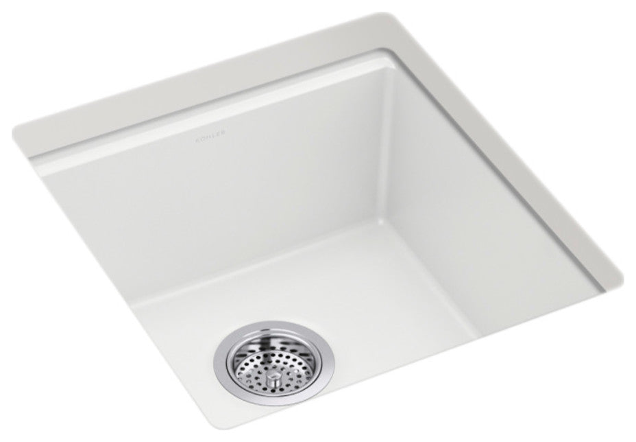 Kohler K-33711 Billings 17-1/2" Undermount Single Basin Stone - Matte Black