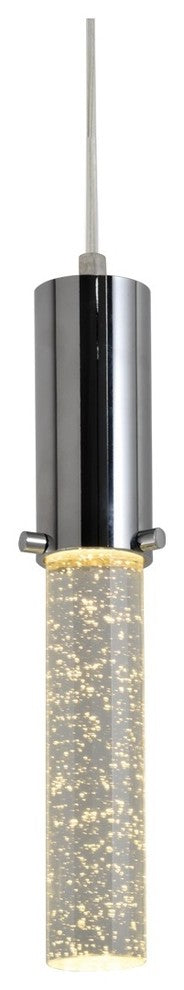 Woodbridge Lighting Pixie Chrome LED Pendant, 5l - 14"d
