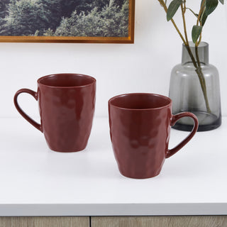 Stone Lain Clara Porcelain 16 Piece Dinnerware Set, Burgundy