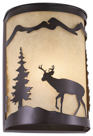Yosemite 8" Wall Sconce Light, Deer