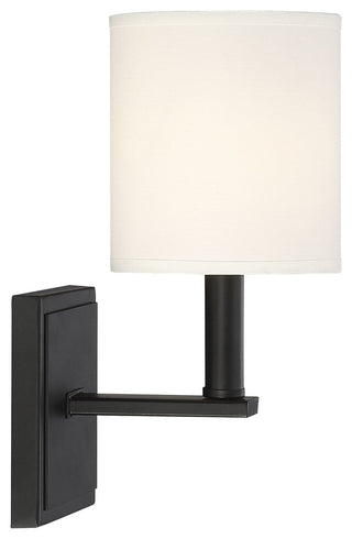 Waverly 1-Light Sconce, Matte Black