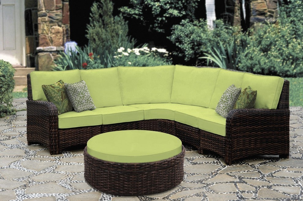 St. Tropez Sectional in Sparke Nautical