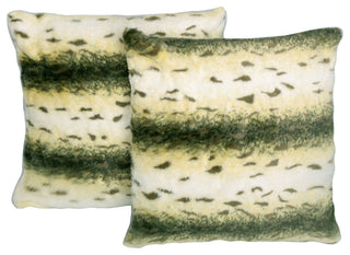Citraka Faux Fur Pillow Shell Set