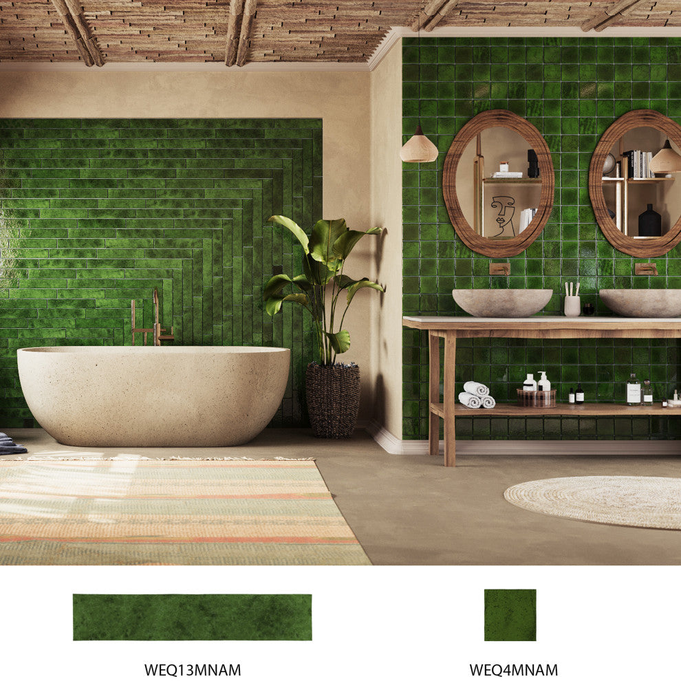 Menorca Tourmaline Ceramic Wall Tile