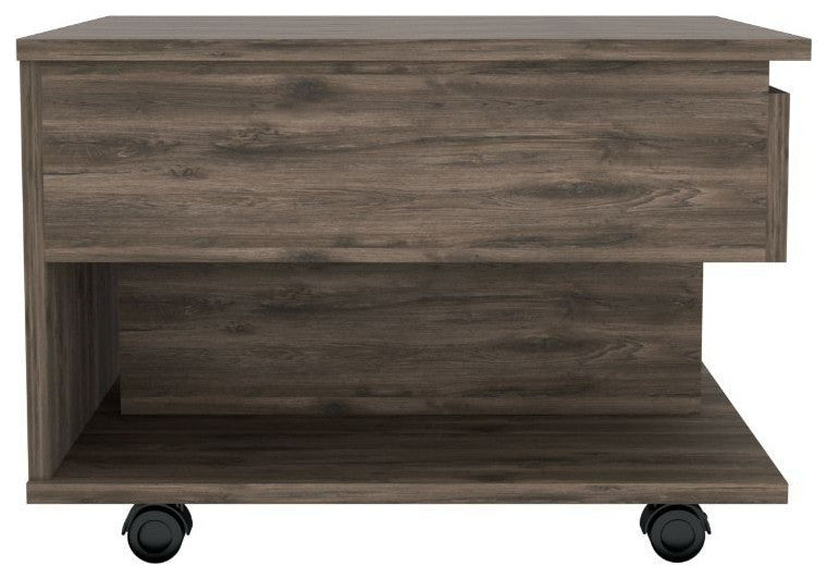 Babel Lift Top Coffee Table, Dark Brown