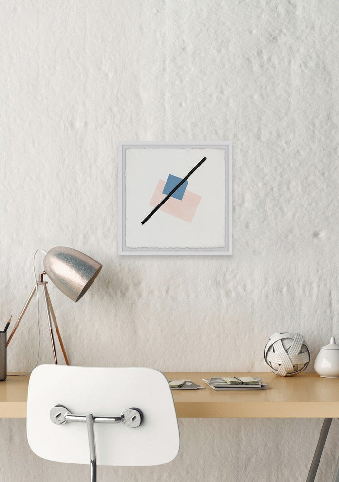 "A Clean Line" Framed Painting Print, 32"x32"